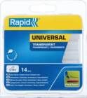 Rapid Klebesticks universal transparent 12 x 94 mm Pack mit 14 Stück