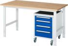 RAU Arbeitstisch Serie Tom K Modell 10 Werkbank Höhenverstellbar Breite 1500 mm