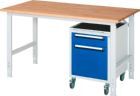 Rau Werkbänke Arbeitstisch Tom K Modell 08 1500 mm breit Platte aus Melaminharz