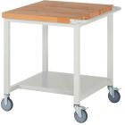 RAU Fahrbare Werkbank 8000 - Modell 8000 Arbeitstisch Breite 750 mm mit Ablageboden
