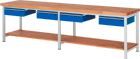 Rau Werkbänke Werkbank Serie 8000 - Modell 8002 Buche-MassivArbeitsplatte 40 mm