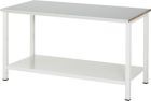 RAU Werktisch Serie 900 Arbeitstisch Platte mit Stahlblechbelag 1500 x 800 x 825 mm