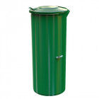 Renner Abfallsammler 110L RAL6002 mit Schnappverschluss