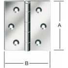 Vormann Scharnier käntig Ch 30x30 mm