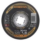 Rhodius XT70 X-LOCK Extradünne Trennscheibe Stärke 1,5 mm Durchmesser 125 mm
