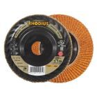 Rhodius JUMBO LONGLIFE TRIM Fächerschleifscheibe 115 x 22,23 mm K80