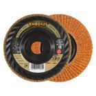Rhodius JUMBO LONGLIFE TRIM Fächerschleifscheibe 125 x 22,23 mm K60