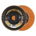 Rhodius JUMBO LONGLIFE TRIM Fächerschleifscheibe 125 x 22,23 mm K80