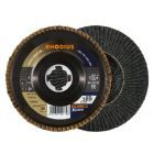 Rhodius LGZ PB X-LOCK Fächerschleifscheibe 125 x 22,23 mm K 40