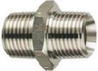 RIEGLER Doppelgewindenippel R2 1/2 a R3 a SW 90 Edelstahl 1.4571
