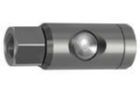 RIEGLER Druckknopf Sicherheitskupplung NW 7,4 drehbar Edelstahl G3/8 IG