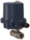 Riegler Messingkugelhahn 2 Wege mit elektrischem Stellantrieb 230V AC 50Hz Rp3/4