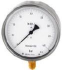 RIEGLER Feinmessmanometer G 1/2 Typ 31220 radial unten 0 bis 16,0 bar 160 mm