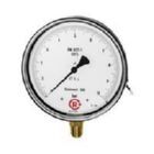 RIEGLER Feinmessmanometer G 1/2 radial unten 0 bis 16,0 bar 160 mm