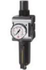 RIEGLER Filterregler multifix mit Metallbehälter Sichtrohr und Manometer BG4 G1