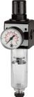 Riegler Filterregler multifix mit Manometer BG3 0,5 bis 10 bar G1/2 Zoll