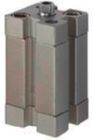 RIEGLER Kompaktzylinder ISO21287 doppeltwirkend IG Kolben 125mm Hub 250 G1/4