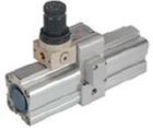 RIEGLER Druckverstärker Luft Luft Booster mit Regler G1/8 Kolben 40 mm
