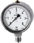 RIEGLER Manometer CrNi-Stahl Sicherheitsa. G 1/2 radial unten 0 bis 60,0 bar 100 mm