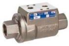 RIEGLER Sperrventil pneumatisch einfachwirkend Messing vernickelt NC NBR Rp1.1/2