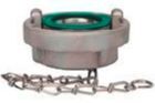 RIEGLER Storz Blindkupplung mit Kette Edelstahl V4A Größe 65 KA 81 mm