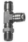 RIEGLER T Steckverschraubung Edelstahl L Form drehbar R1/2 a für Schlauch 16 mm