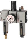 Riegler Wartungseinheit 3 teilig Futura Metallbehälter BG4 G3/4 0,2 bis 4 bar VA