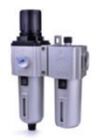 RIEGLER Wartungseinheit 2tlg GA mit Metallbehälter BG600 G3/4 1,5 bis 9 bar VA