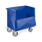 Rotauro Blechwandwagen 1 Längswand halb abklappbar Last bis 600 kg 1200 x 800 mm