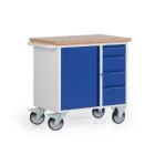 Rotauro Fahrbare Werkbank Serie 300 Schrankfach 4 Schubladen 950 x 560 mm