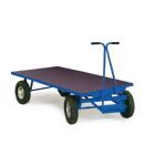 Rotauro Handpritschenwagen 750 kg Last mit Luftreifen Ladefläche 1000 x 700 mm