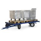 Rotauro Industrieanhänger mit Lenkung und Luftbereifung bis 2000 kg 3000 x 1500 mm