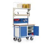 Rotauro Werkstattwagen Packstation fahrbar mit Multiwandaufbau mit 2 Schränke