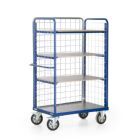 Rotauro Schwerlast Etagenwagen 4 Ladeflächen je 200 kg 1390 x 800 x 1800 mm