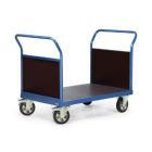 Rotauro Schwerlast Plattformwagen Serie R 2 Stirnwänden aus Holz 1000 x 700 mm