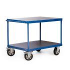 Rotauro Schwerlast Tischwagen Serie R bis 1200 kg 2 x Ladeflächen 1200 x 800 mm