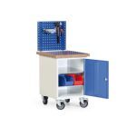 Rotauro Werkstatt Rollcontainer mit Lochplatte 550 x 650 x 1250 mm