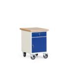 Rotauro Werkstatt Rollcontainer mit Tür sowie Schublade 550 x 650 x 790 mm