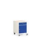 Rotauro Werkstatt Rollcontainer mit 4 Rollen 18 mm Multiplexplatte 490 x 600 x 690 mm