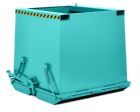 RR Klappbodenbehälter Typ RKC-100 1225x1150x1200 RAL5018