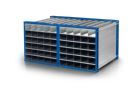 RR Wabenregal mit 128 Wannen Typ RWR 128/1 RAL 5010