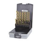 Ruko Spiralbohrersatz 1,0 mm bis 10,0 mm DIN 338 Typ TL 3000 HSS TiN ABS