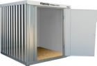 Säbu Baustellencontainer Fladaf IC Basici 2 x 2 Meter isoliert