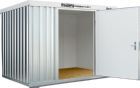Säbu Baustellencontainer Fladafi IC Basic 2 x 3 Meter isoliert