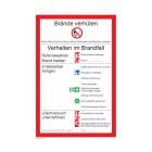Schild Brandschutzordnung Universal