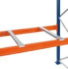 SCHULTE Lagertechnik Tiefenauflage Querlagerung Paletten für Regaltiefe 1100 mm