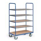 Tauroflex Etagenwagen Basic 5 offene Etagen bis 500 kg 600 x 1190 x 1760 mm