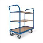 Tauroflex Etagenwagen Modell basic 3 Ladeflächen 600 x 1265 x 1017 mm