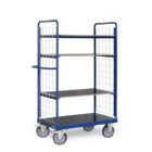 Tauroflex Etagenwagen F6 4 Ladeflächen mit Gitter 600 x 1190 x 1800 mm