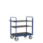 Tauroflex Etagenwagen F6 3 Ladeflächen je 90 kg Last 600 x 1190 x 1200 mm